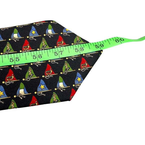 Tommy Hilfiger Mens Vintage Silk Dress Tie Geometric‎ Flag Pattern 59" 4" - Picture 11 of 12
